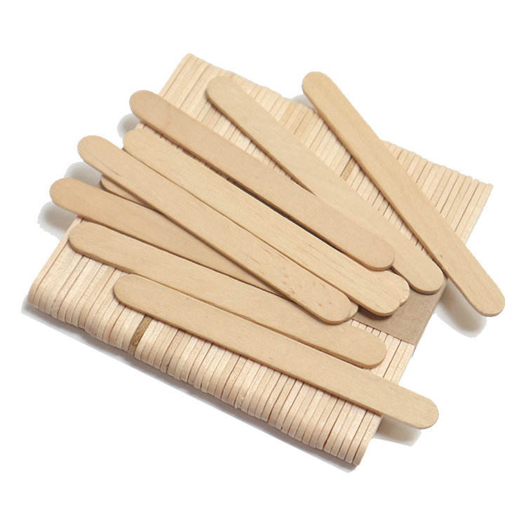 Eco-Friendly Wooden Ice Cream Sticks