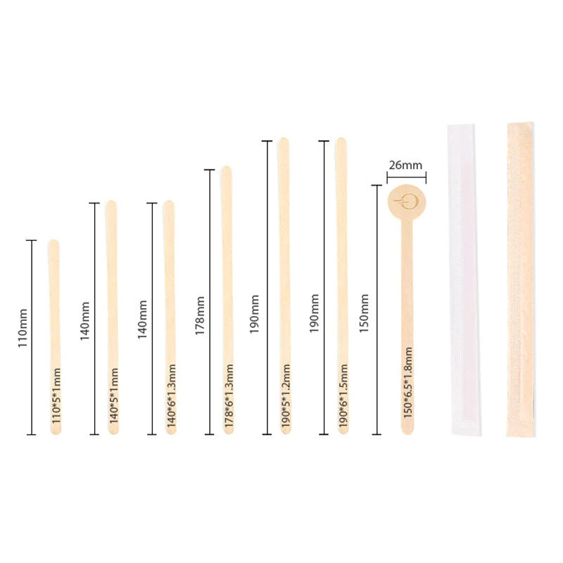 Eco-Friendly Wooden Coffee Stirrer