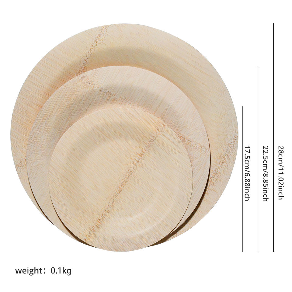 Bamboo Disposable Plates