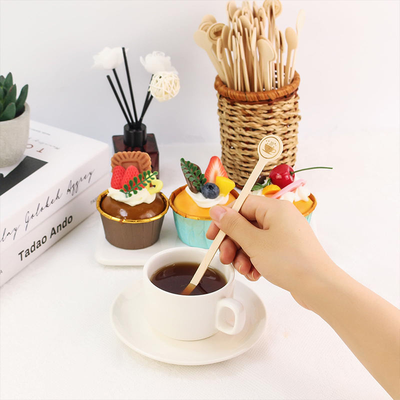 Eco-Friendly Wooden Coffee Stirrer