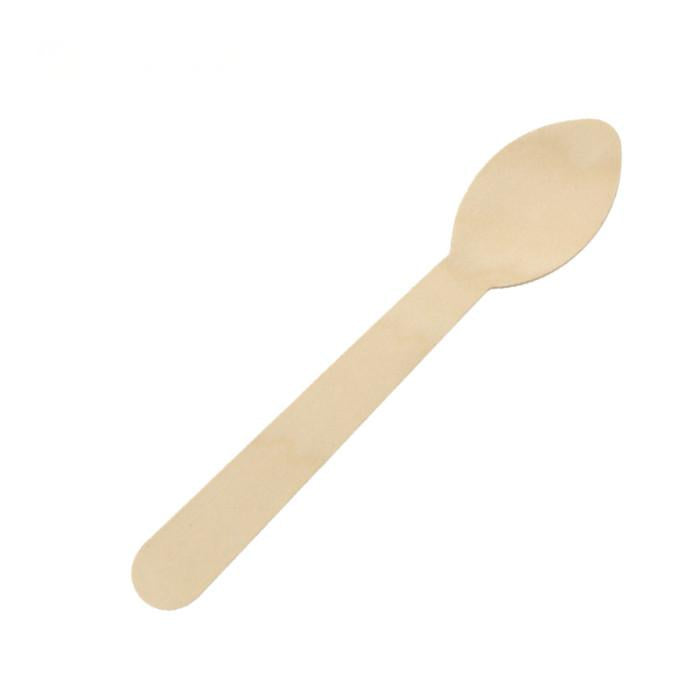 Disposable Wooden Teaspoon 4.3''