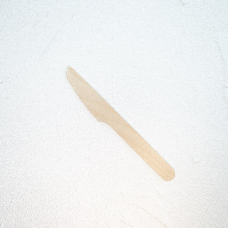 Eco-Friendly Wooden Knife, Fork & Spoon Set
