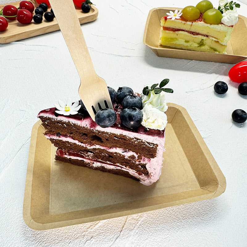 Eco-Friendly Wooden Knife, Fork & Spoon Set