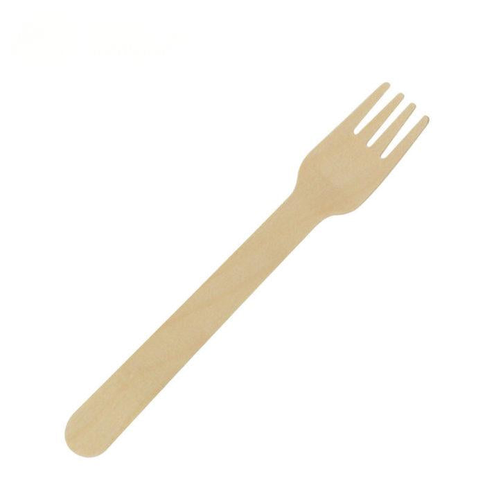 Disposable Wooden Fork 5.5''