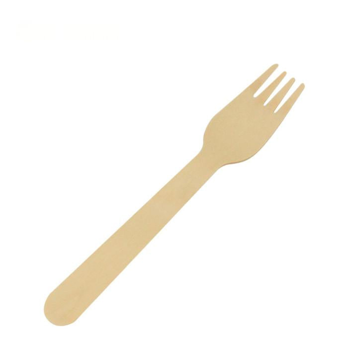 Disposable Wooden Fork 6.3''