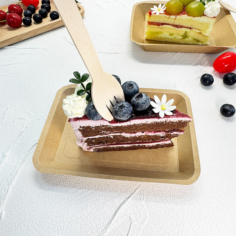 Eco-Friendly Wooden Knife, Fork & Spoon Set