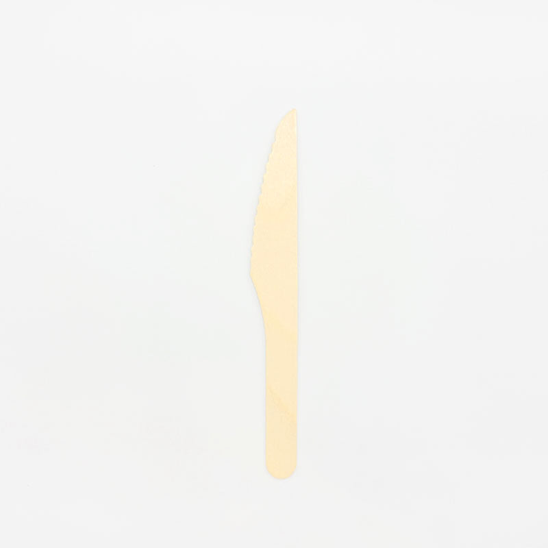 Disposable Wooden Knife 6.3''