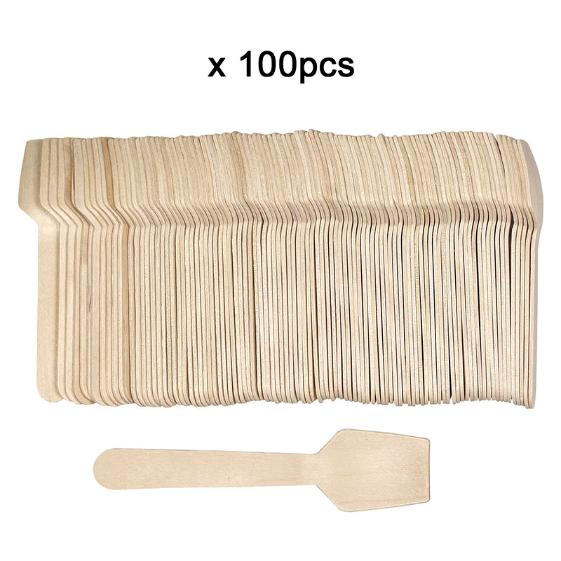 Eco-Friendly Wooden Ice Cream Spoon