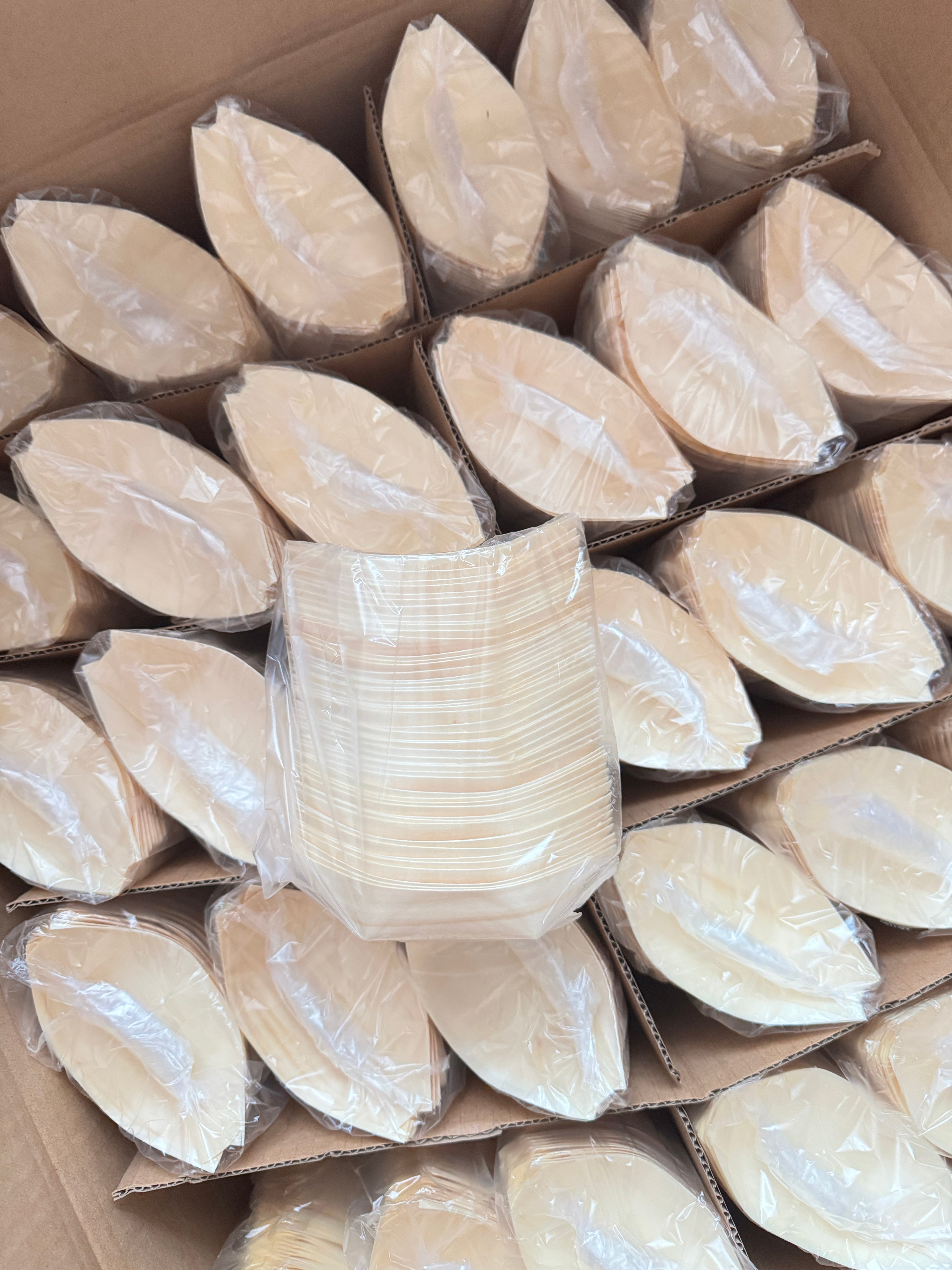 Eco-Friendly Wooden Food Boat
