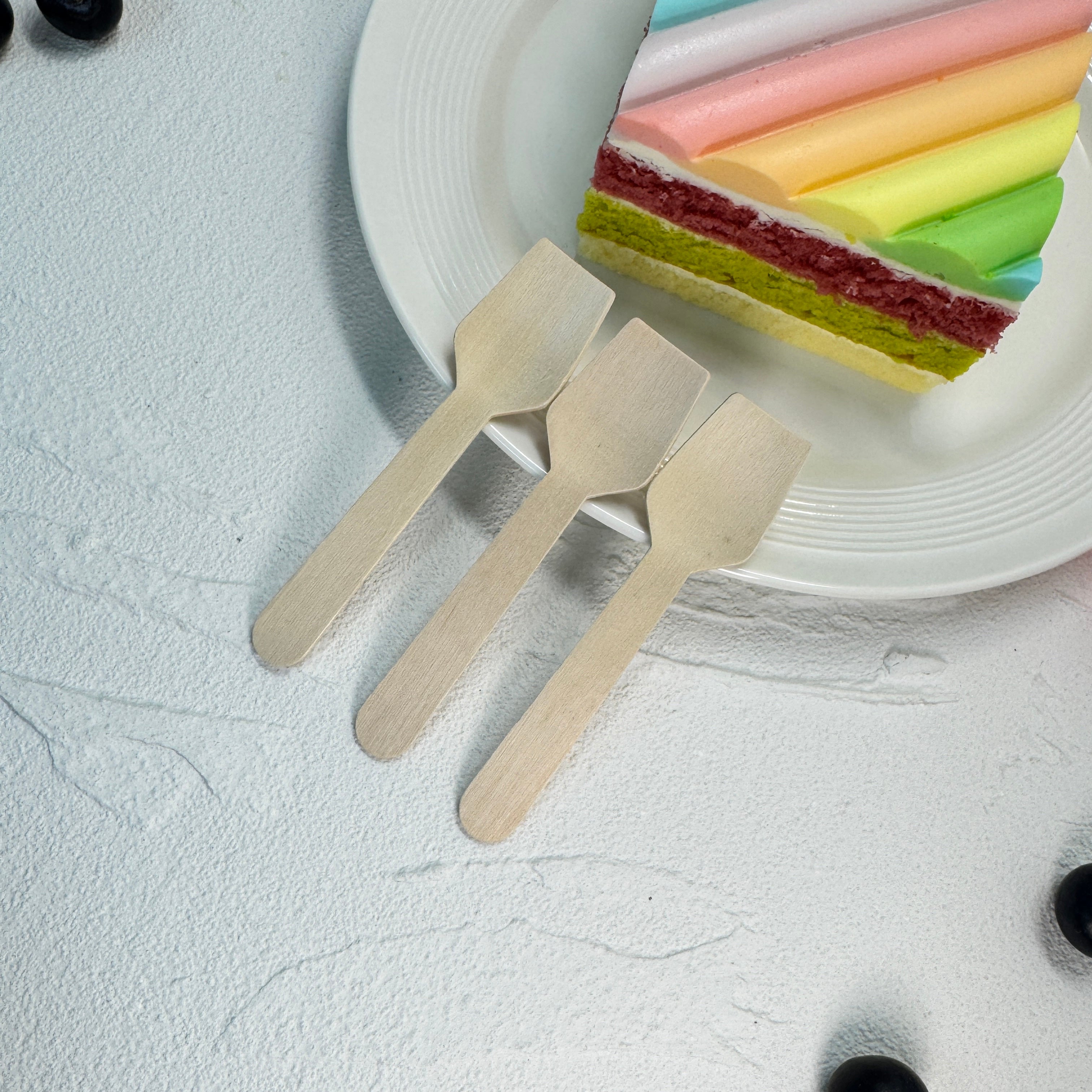 Eco-Friendly Wooden Ice Cream Paddle Spoon