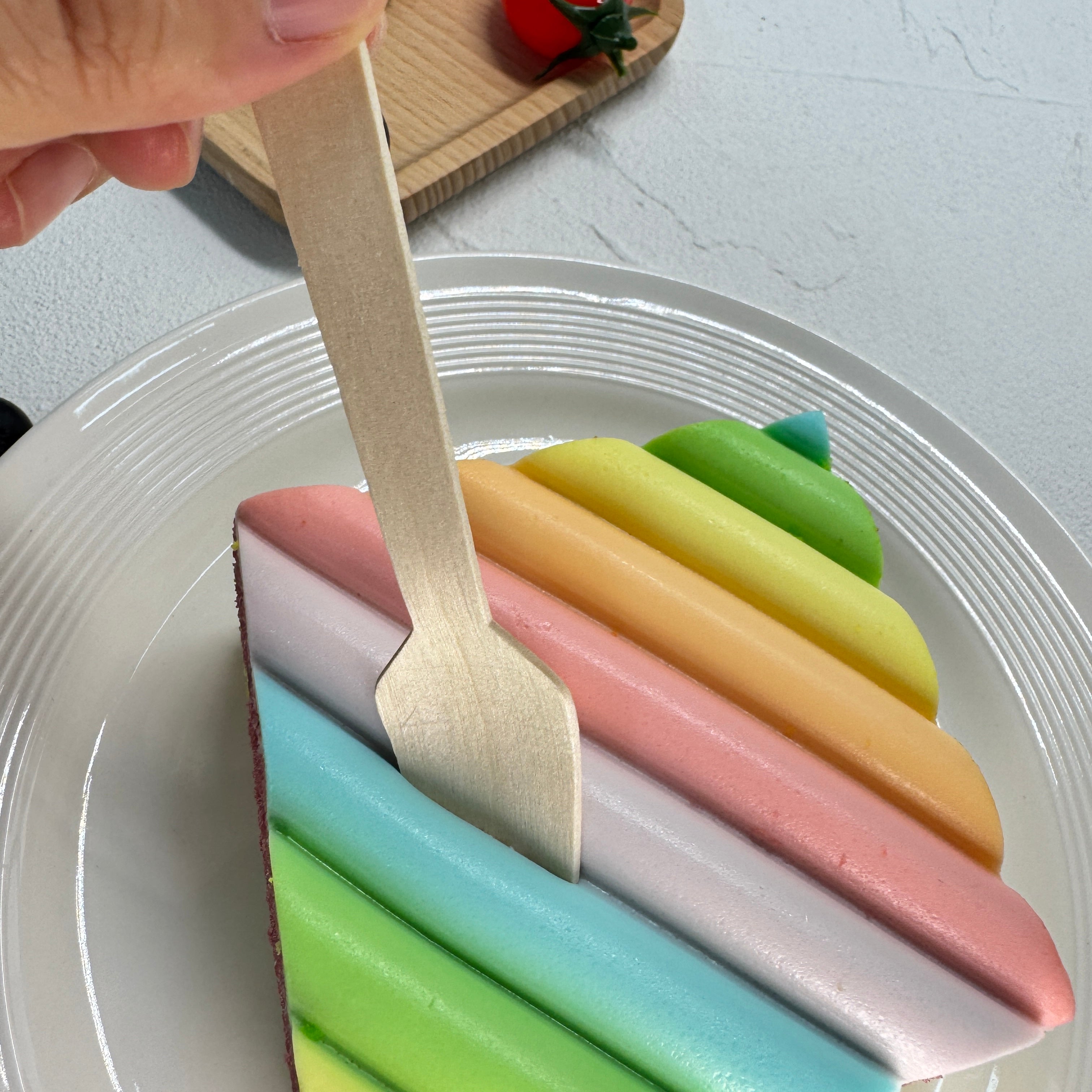Eco-Friendly Wooden Ice Cream Paddle Spoon