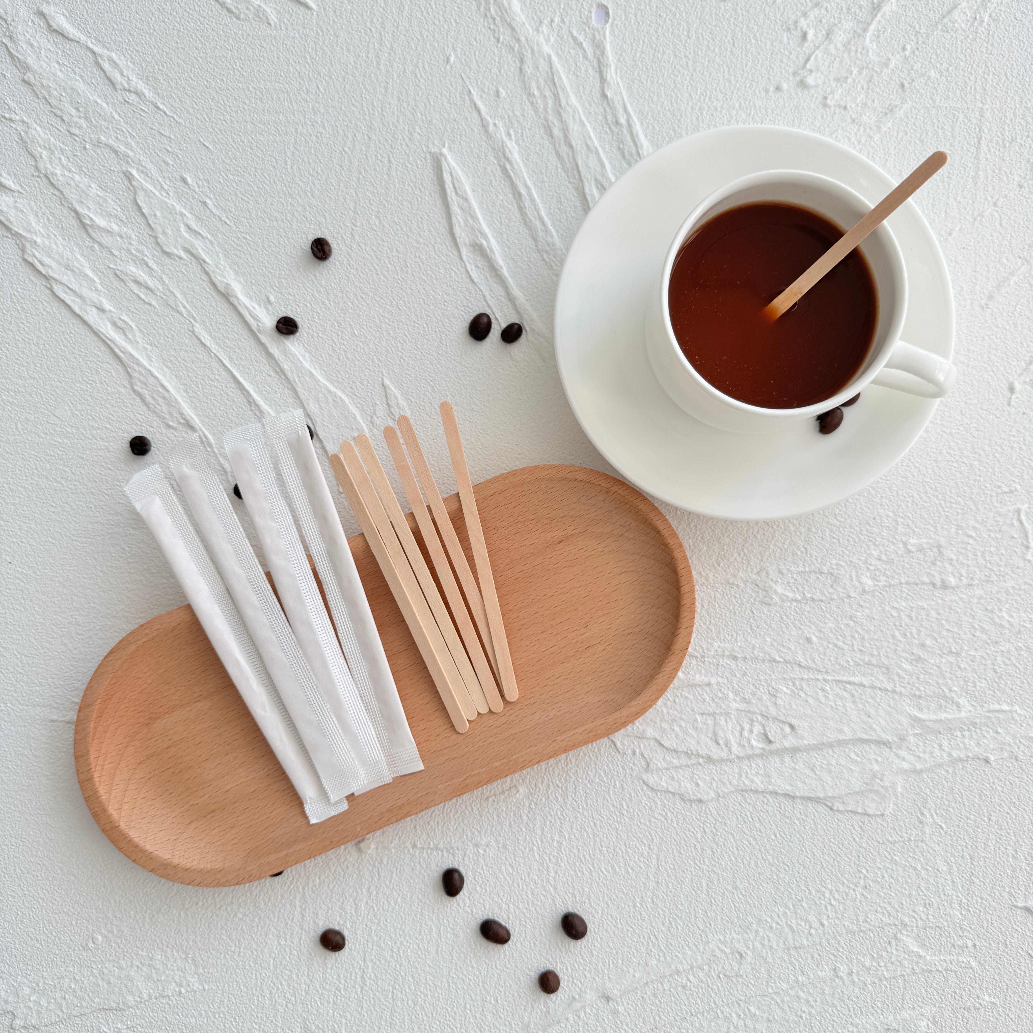 Eco-Friendly Wooden Coffee Stirrer