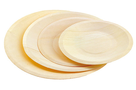 Wooden Round Plates