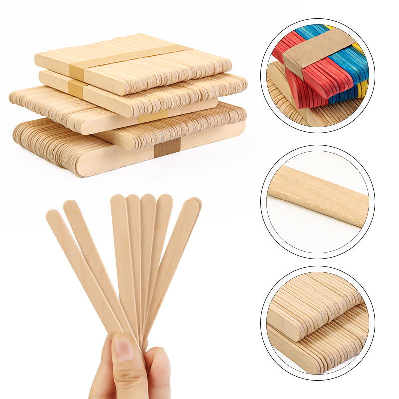 Eco-Friendly Wooden Ice Cream Sticks
