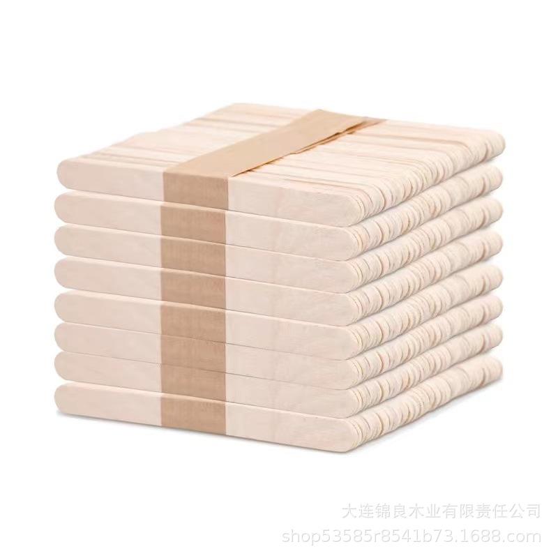 Eco-Friendly Wooden Ice Cream Sticks