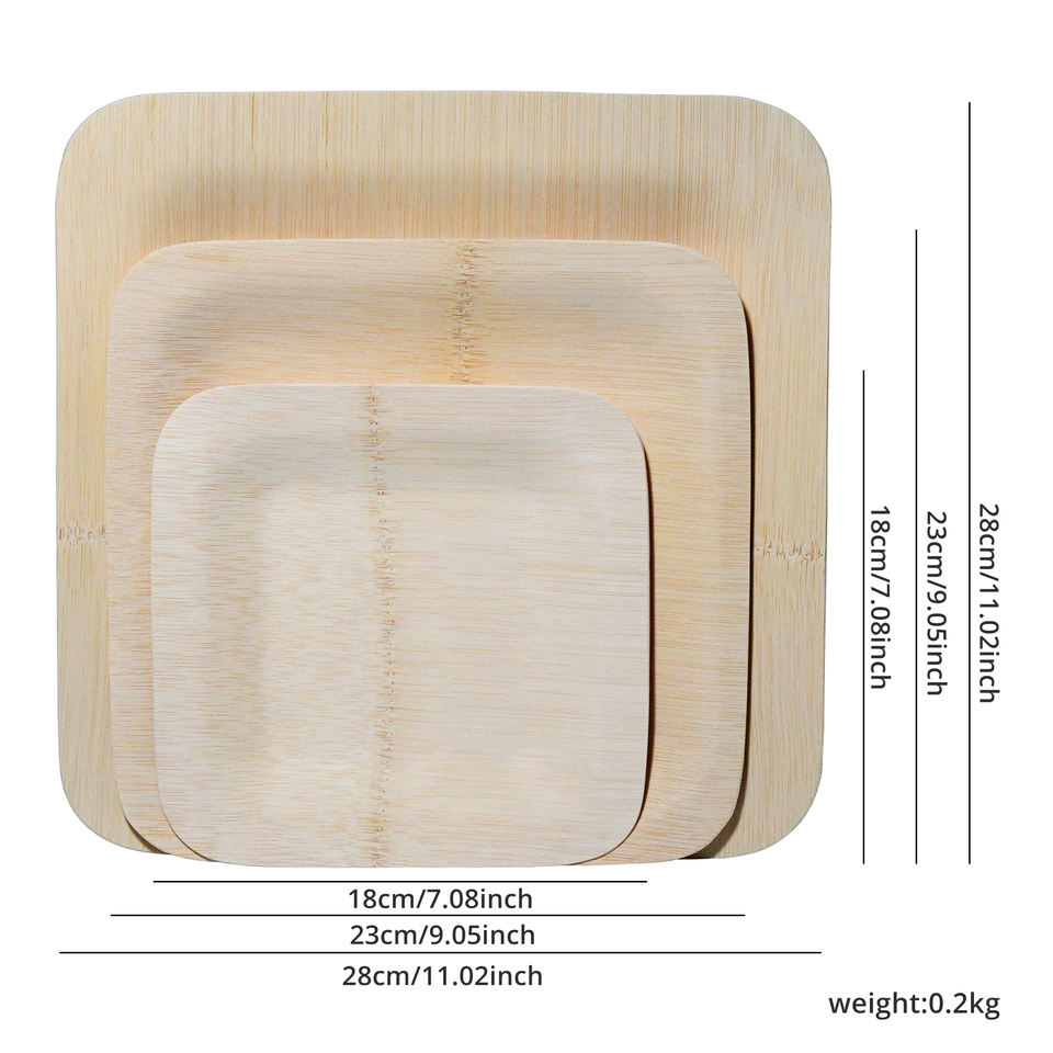 Bamboo Disposable Plates