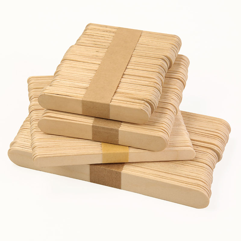 Eco-Friendly Wooden Ice Cream Sticks