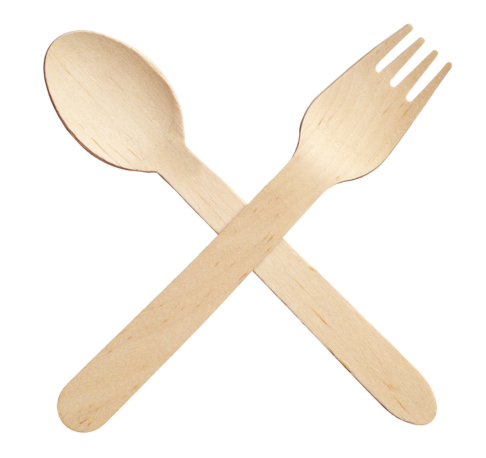 Eco-Friendly Wooden Knife, Fork & Spoon Set