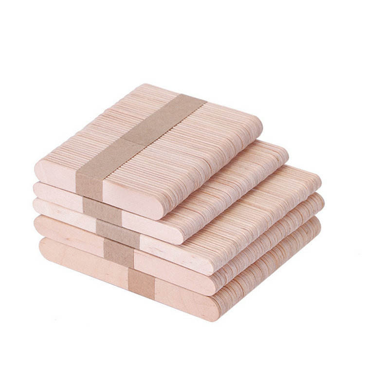 Eco-Friendly Wooden Ice Cream Sticks