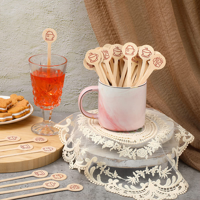 Eco-Friendly Wooden Coffee Stirrer
