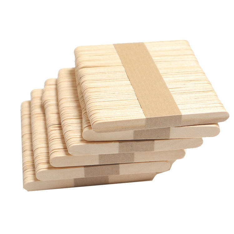 Eco-Friendly Wooden Ice Cream Sticks