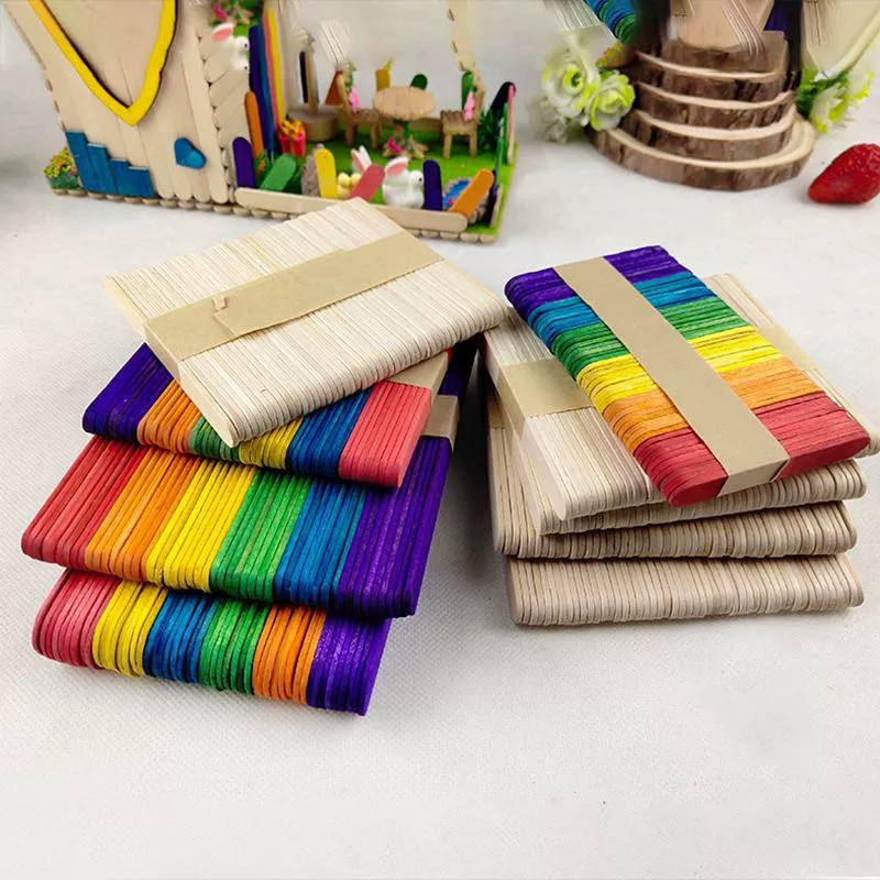 Eco-Friendly Wooden Ice Cream Sticks