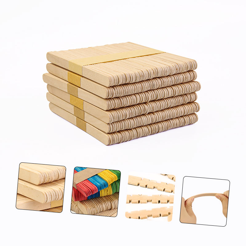 Eco-Friendly Wooden Ice Cream Sticks