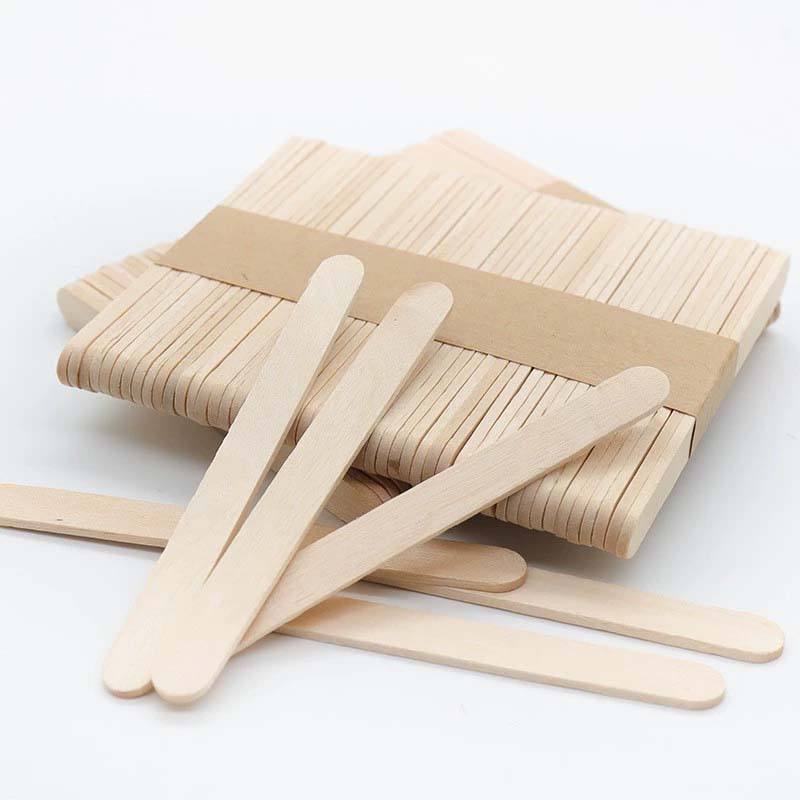 Eco-Friendly Wooden Ice Cream Sticks