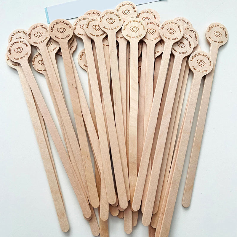 Eco-Friendly Wooden Coffee Stirrer