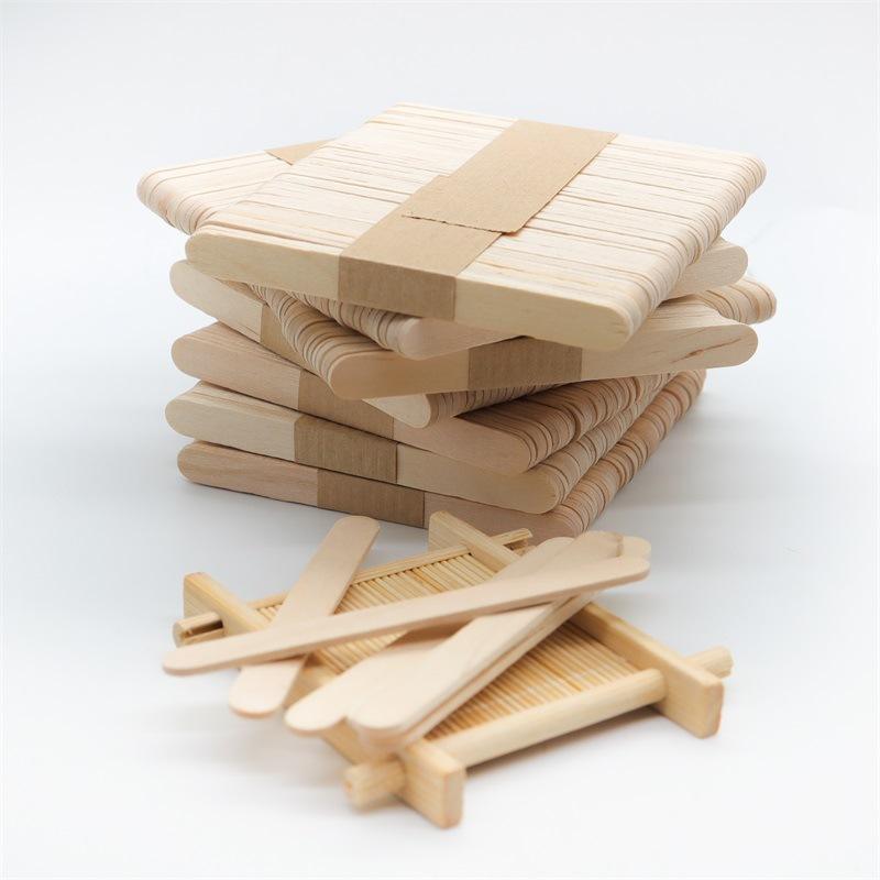 Eco-Friendly Wooden Ice Cream Sticks