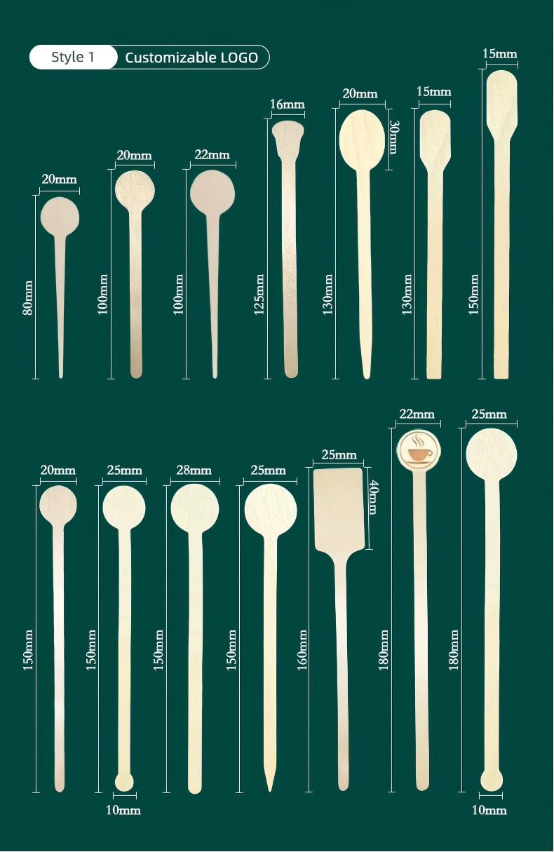 Eco-Friendly Wooden Coffee Stirrer