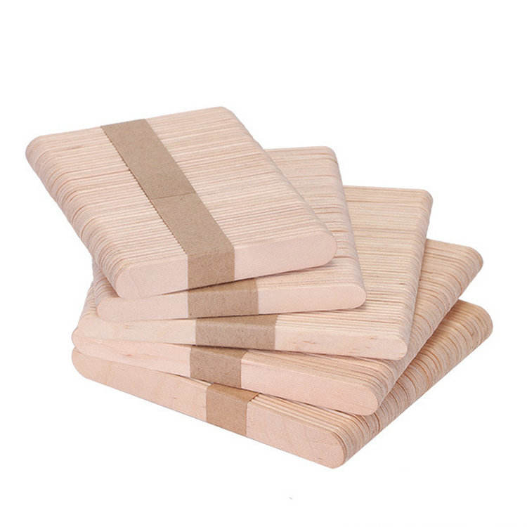 Eco-Friendly Wooden Ice Cream Sticks
