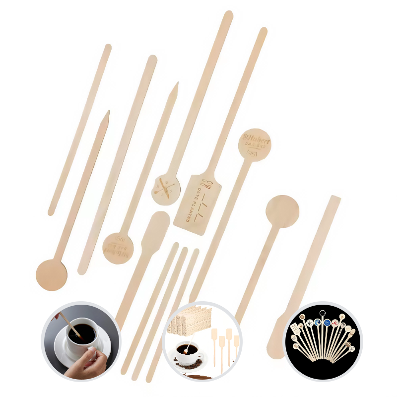 Eco-Friendly Wooden Coffee Stirrer