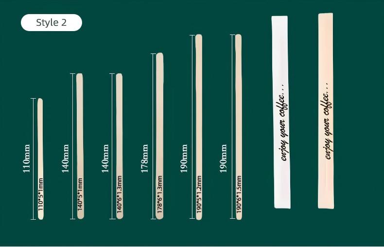 Eco-Friendly Wooden Coffee Stirrer