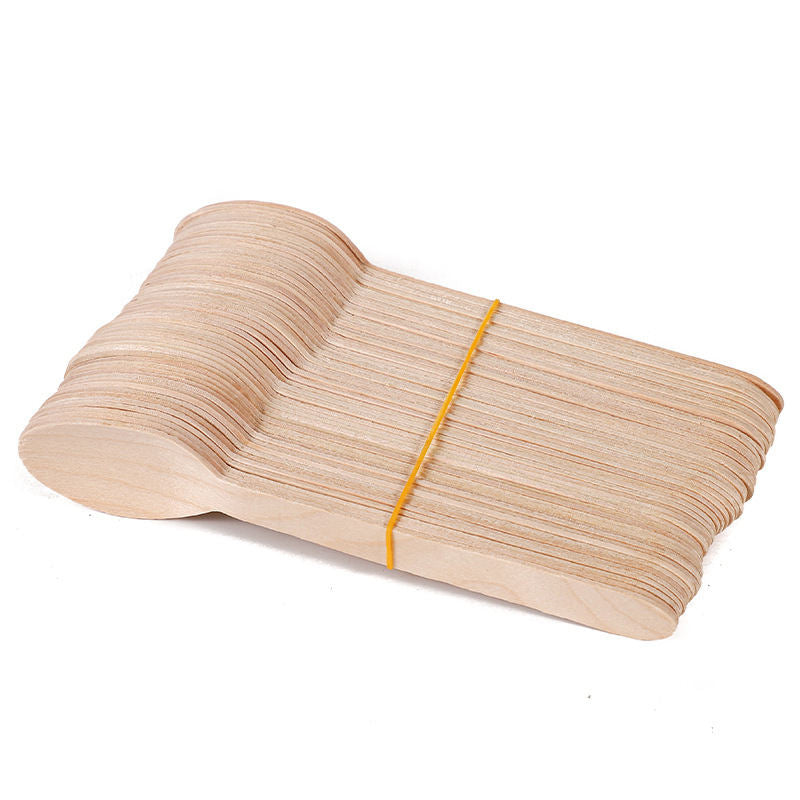 Eco-Friendly Wooden Knife, Fork & Spoon Set