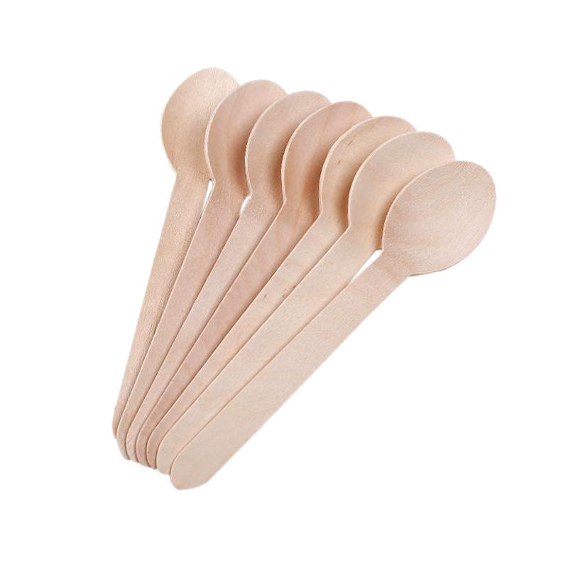 Eco-Friendly Wooden Knife, Fork & Spoon Set