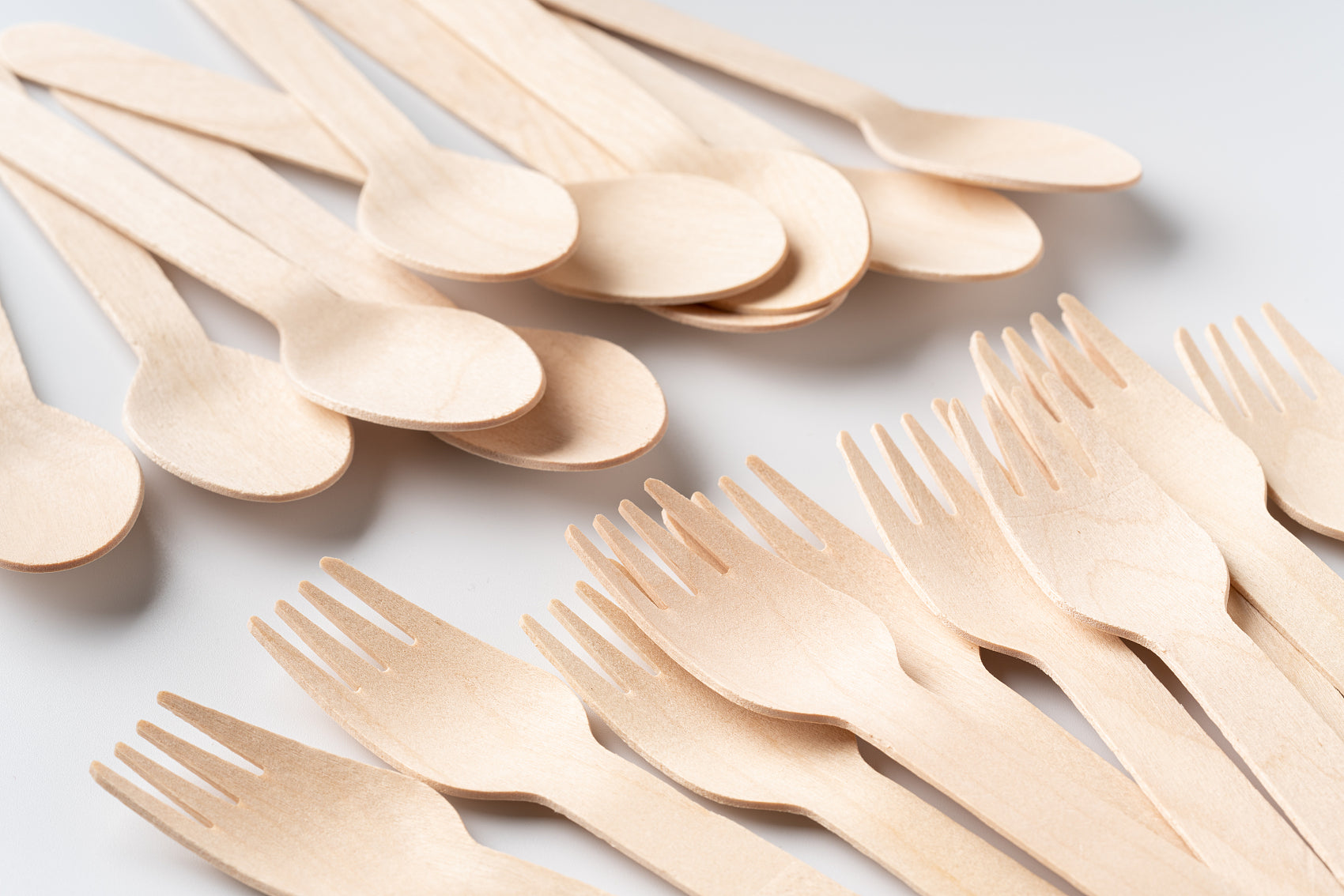 Eco-Friendly Wooden Knife, Fork & Spoon Set