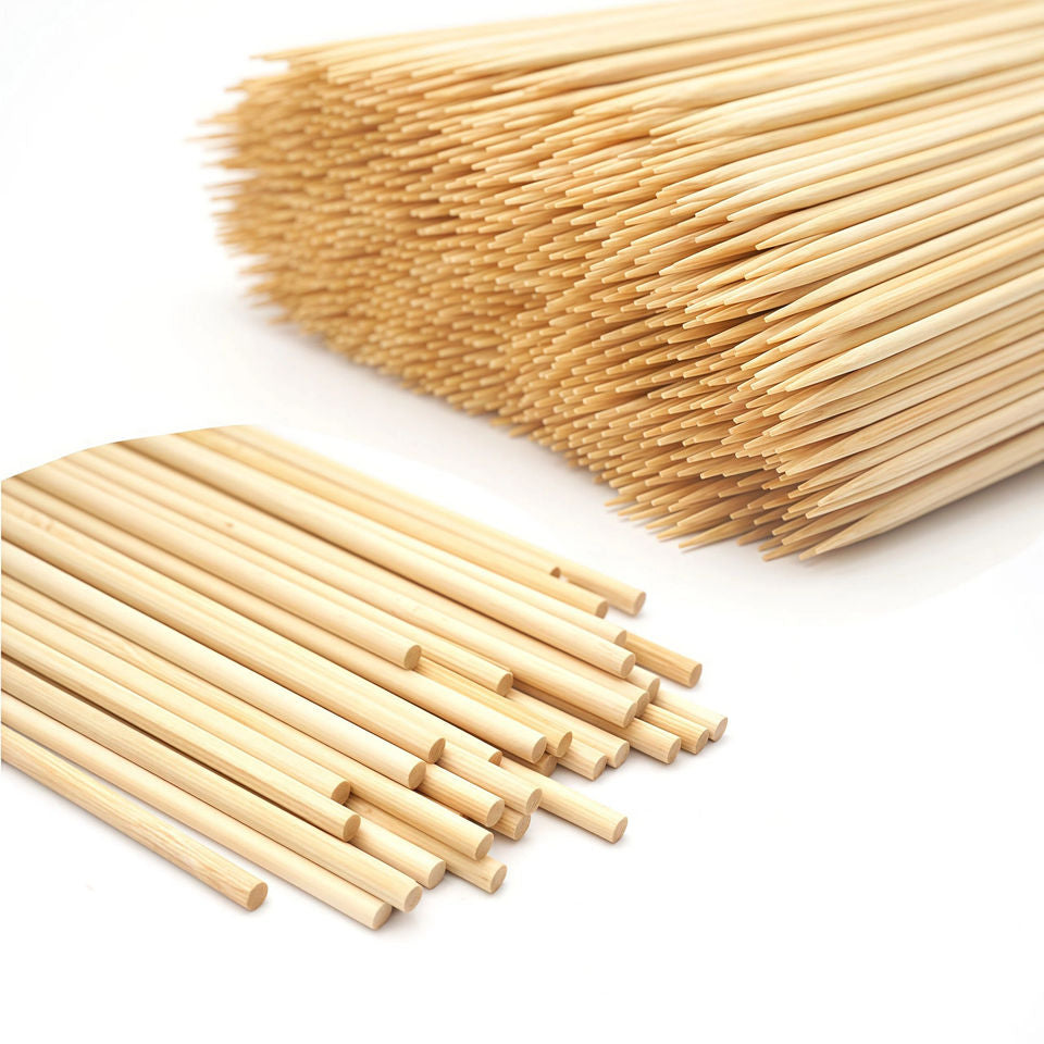 Bamboo BBQ skewer