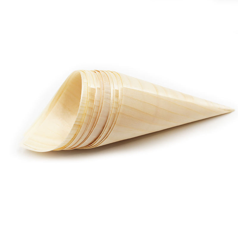 Eco-Friendly Wooden Food Boat