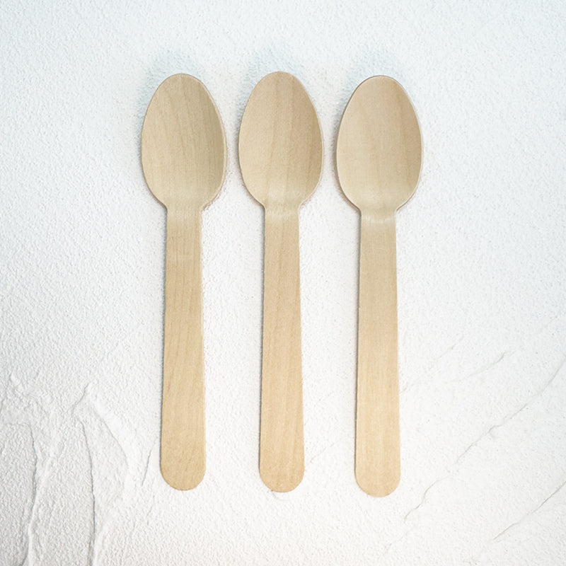 Disposable Wooden Spoon 5.5''