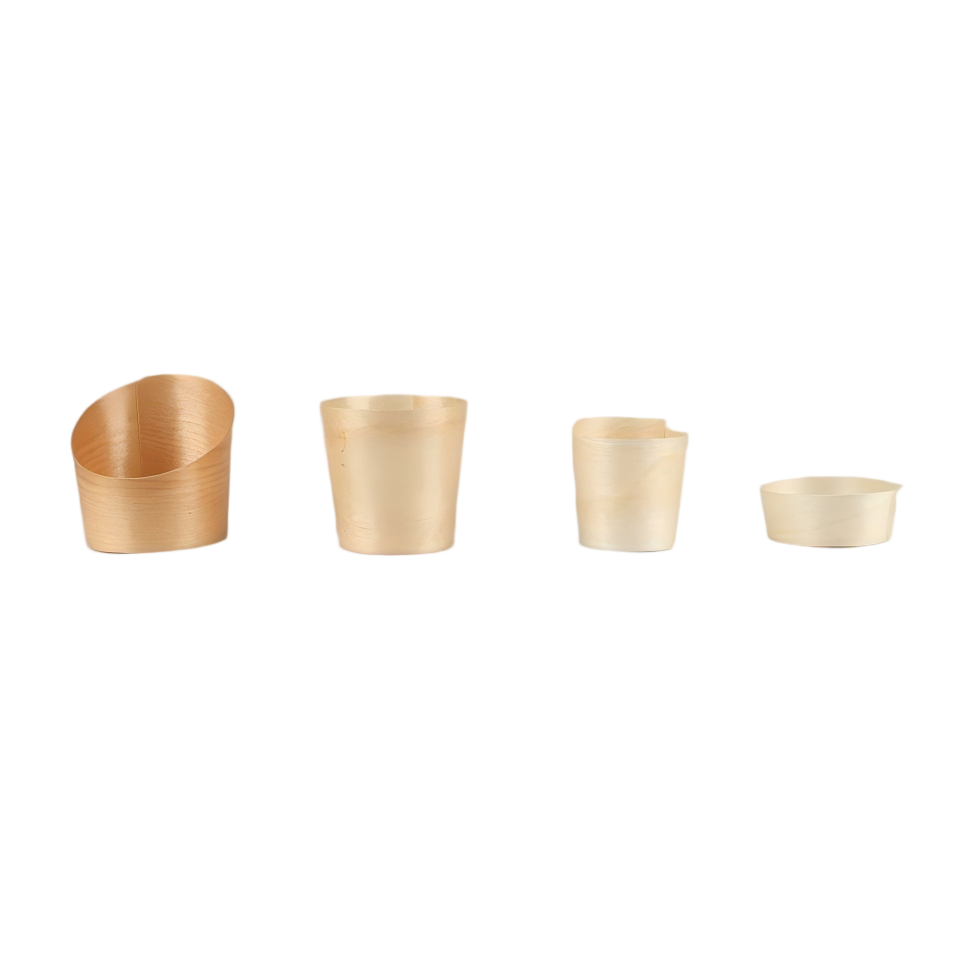 Disposable Wooden Veneer Cup