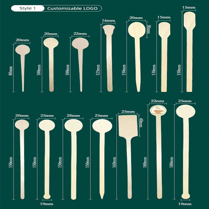Eco-Friendly Wooden Coffee Stirrer