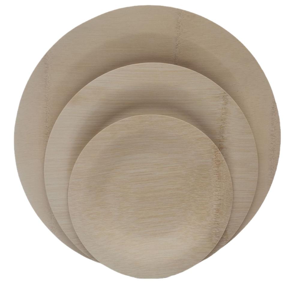 Bamboo Round Plates