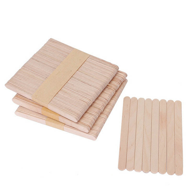 Eco-Friendly Wooden Ice Cream Sticks