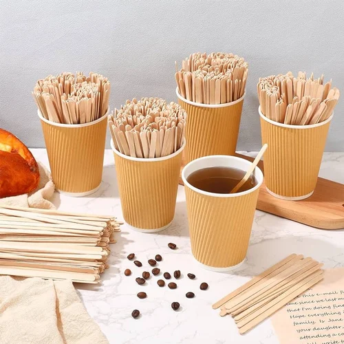 Eco-Friendly Wooden Coffee Stirrer