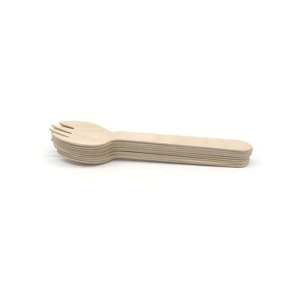160mm Eco-Friendly Wooden Spork