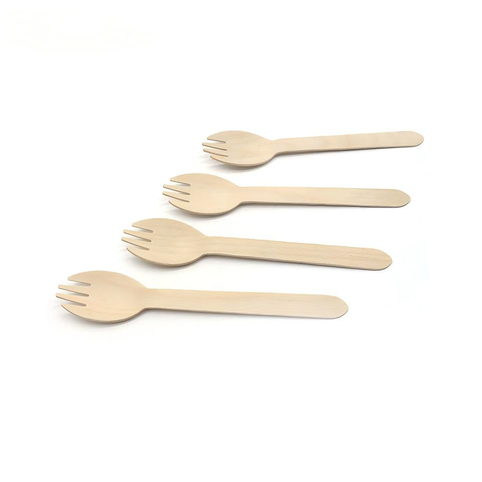 160mm Eco-Friendly Wooden Spork