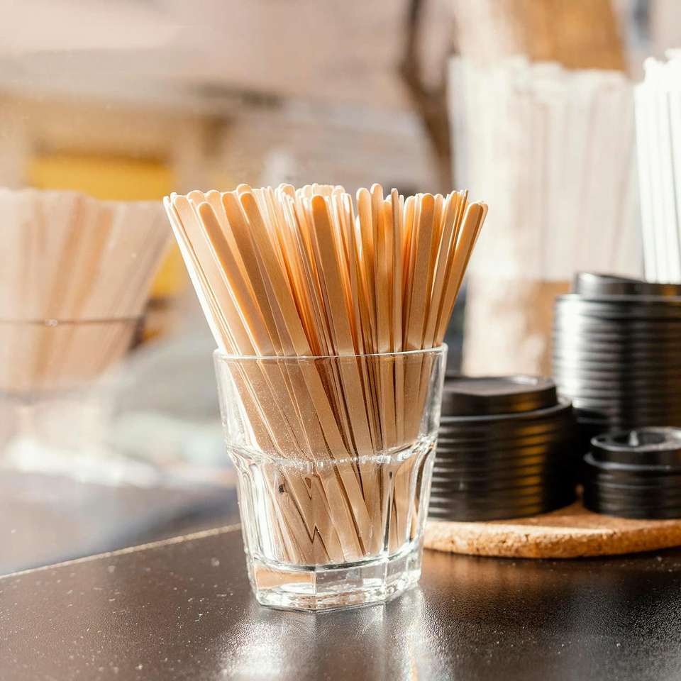 Eco-Friendly Wooden Coffee Stirrer