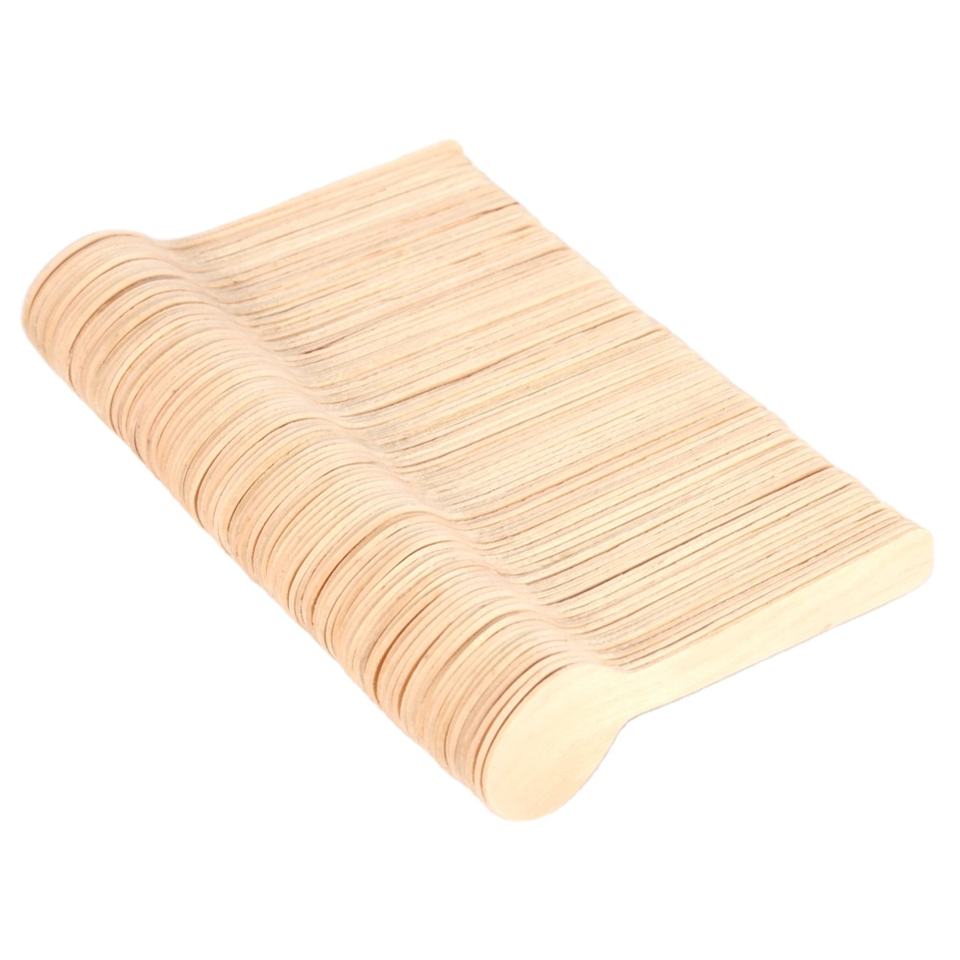 100mm Eco-Friendly Round-Head Wooden Spoon