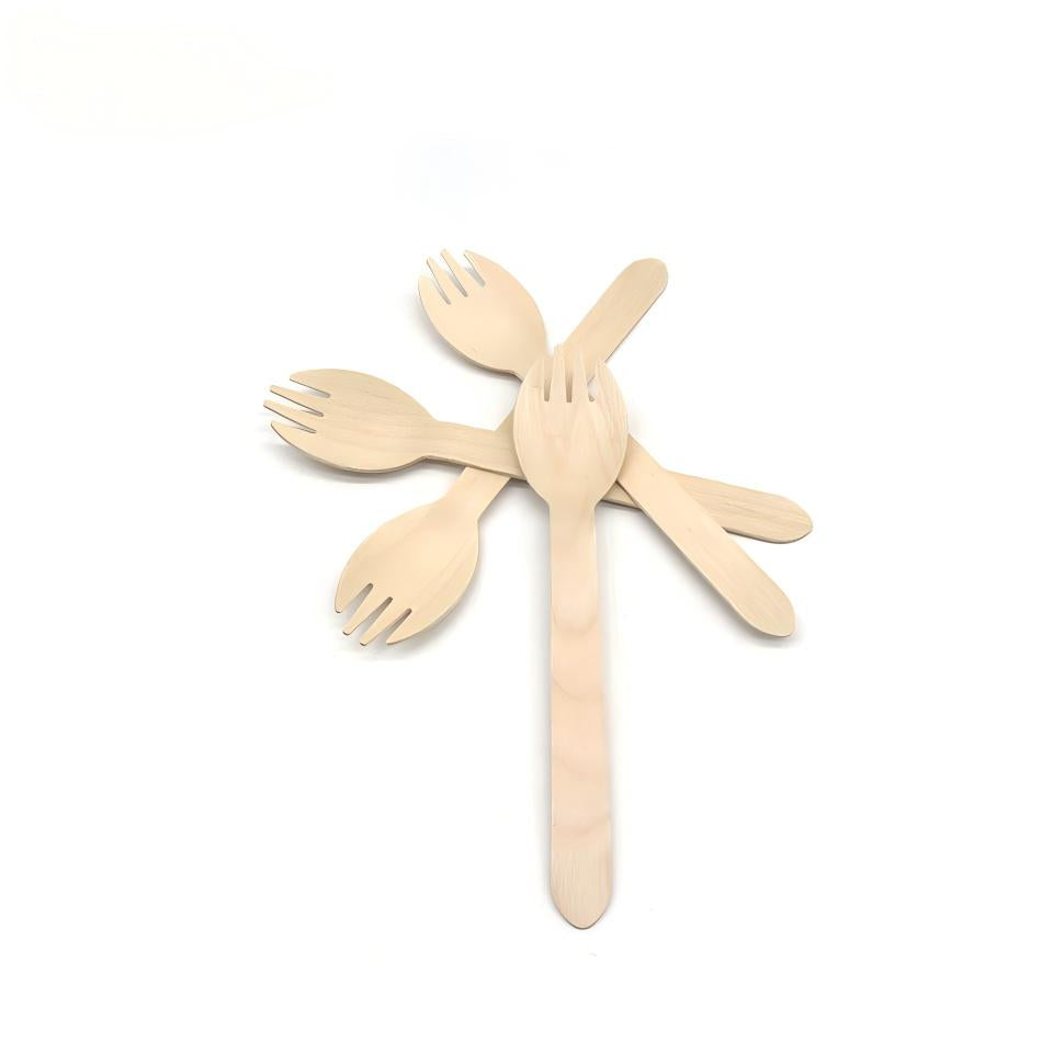 160mm Eco-Friendly Wooden Spork